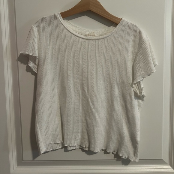 Urban Outfitters XS White Baby Tee - Picture 1 of 4